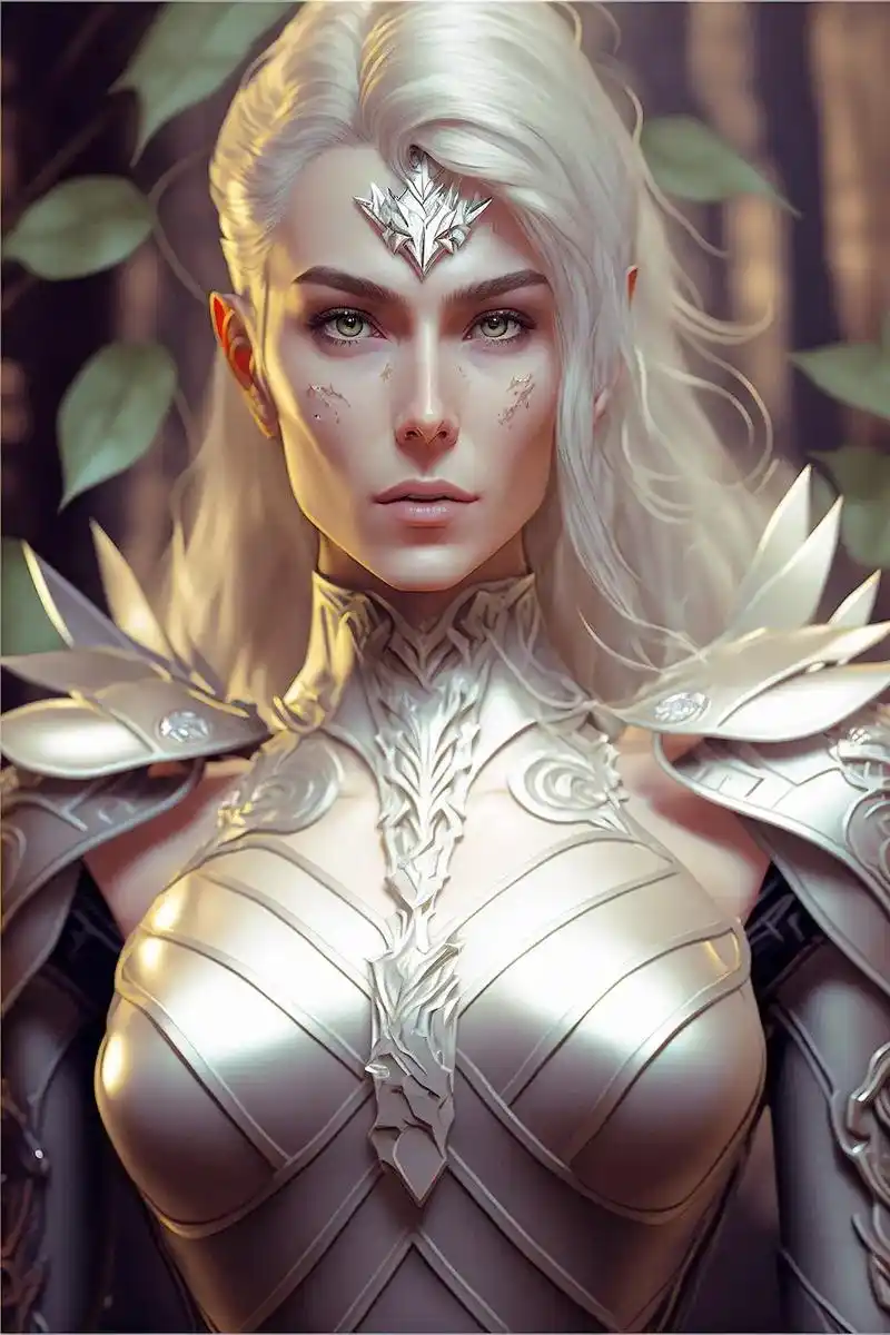 九婴 精灵族至高无上的战士们!拟真插画ai艺术,制图不易, - 抖音