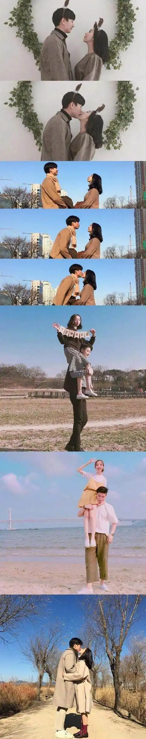 高端虐狗!简直甜到爆 情侣合影pose参考 秀恩爱也是技术活