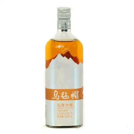 乌毡帽 乌毡帽冻藏冰雕酒 专利配方 480ml清爽型半干黄酒 宜夏天冰镇