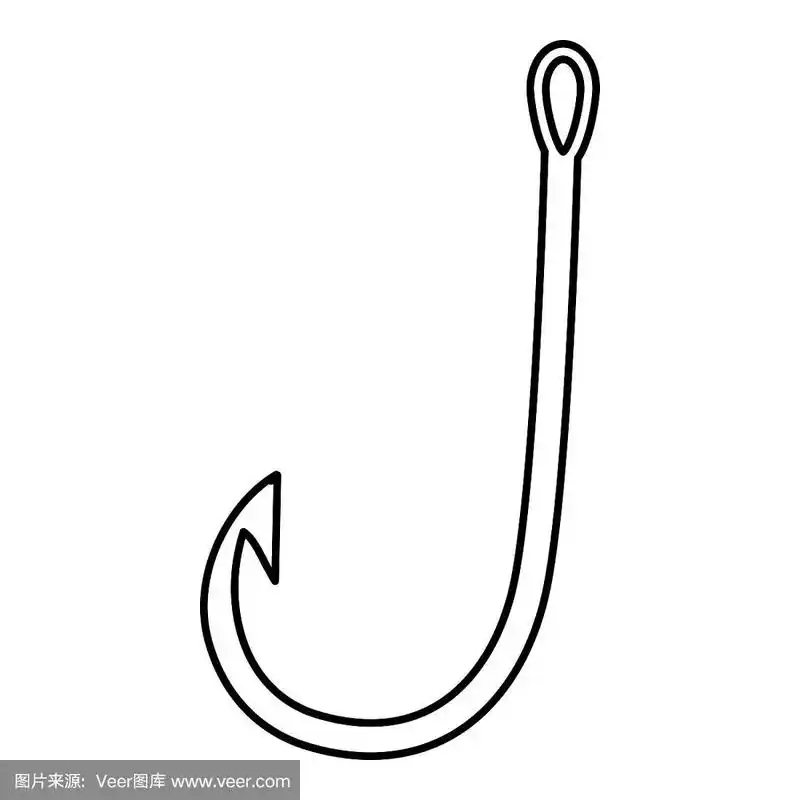 钩子图标轮廓样式