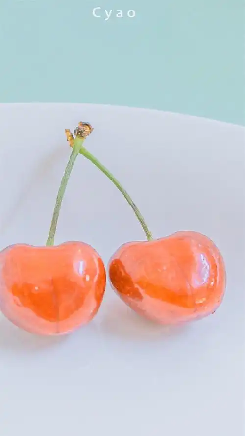 红色樱桃小清新高清手机壁纸