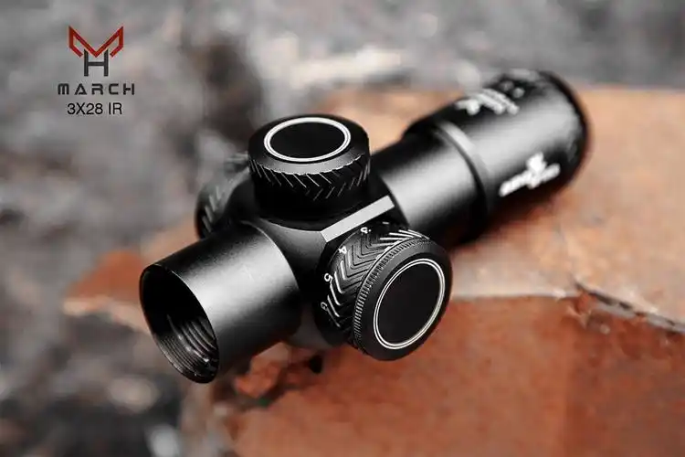 突鹰短款328速瞄瞄准镜瞄准器8倍吃鸡倍镜狙i击镜十字镜弹弓玩具八倍