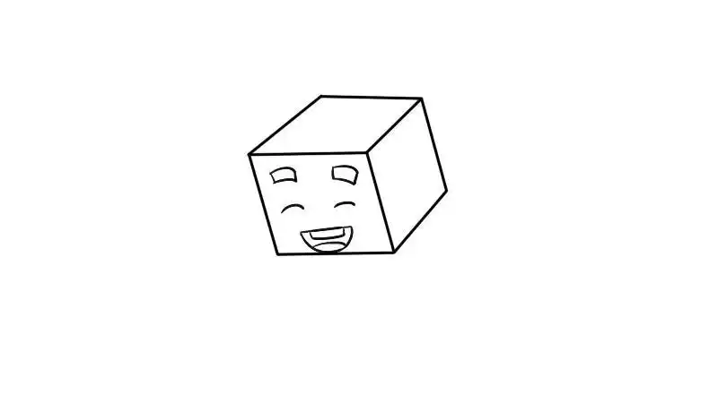 qq方块人涂鸦简笔画 qq方块人涂鸦简笔画怎么画我的世界方格简笔画