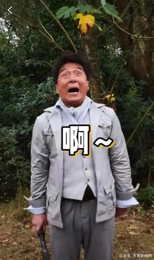 66岁成龙大哥好拼,拍《急先锋》触电表情鬼畜