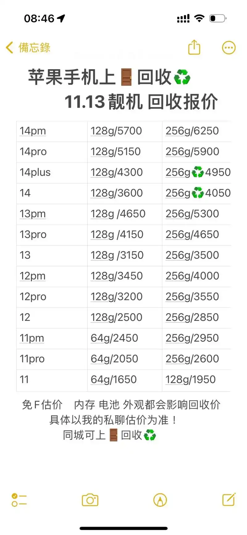 私信留下你的手机型号!