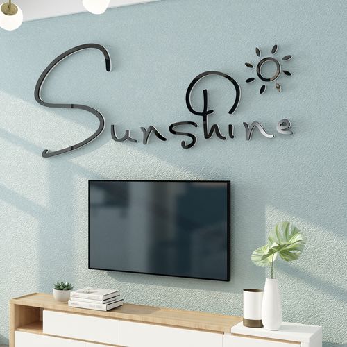 网红电视背景墙面装饰品贴纸画自粘卧室房间布置客餐厅创意挂件上