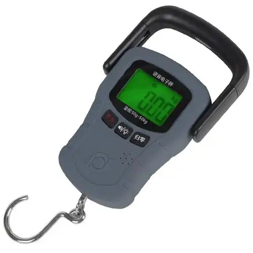 新款电子秤吊物流快递手提便携式语音市斤50kg手提秤