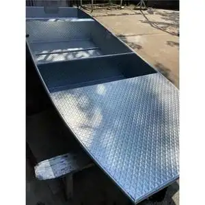 加厚镀锌铁皮钓鱼船渔船养殖打鱼铁船小船撒网游艇可配推进器