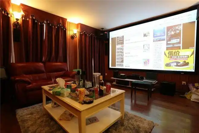 欧美风格别墅四室两厅客厅沙发茶几地毯背景墙装修效果图