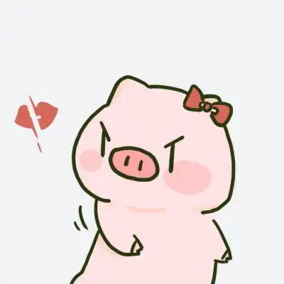 2020猪年最火微信头像卡通猪情侣头像一男一女