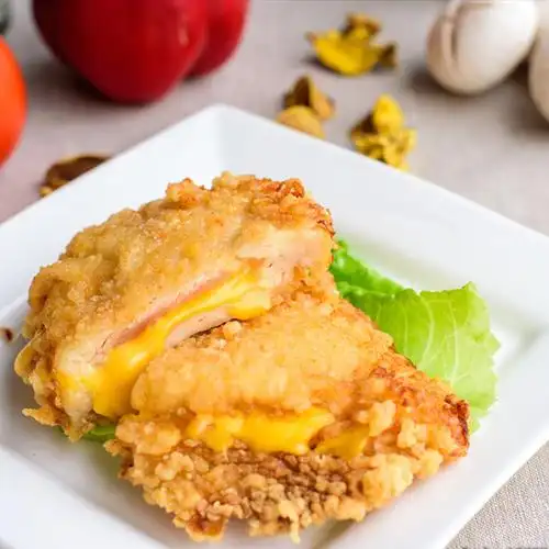 三统万福芝士鸡排爆浆鸡排芝士爆浆鸡排拉丝 半成品油炸1.1kg5片