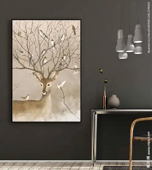 北欧装饰画图片