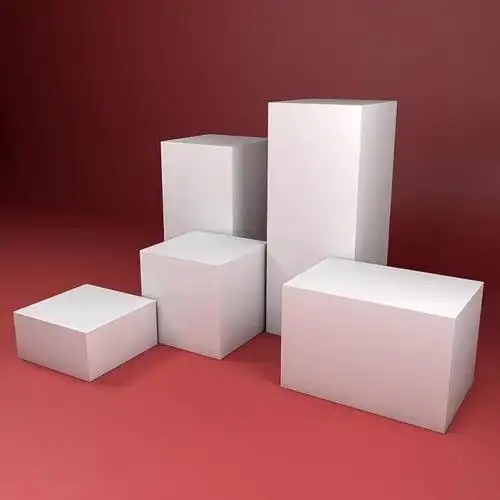 六边形方形组合展示台烤漆展会橱窗模特地台拍照木墩陈列展台