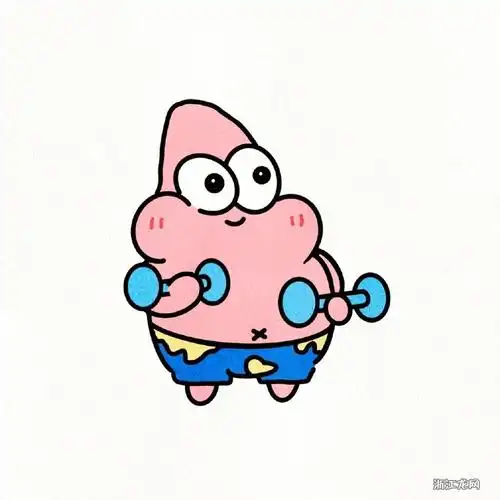 6张派大星简笔画图片 又被可爱到了