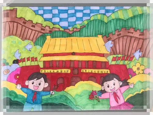 章安惠民小学"庆祝建国70周年"绘画/手抄报作品展示