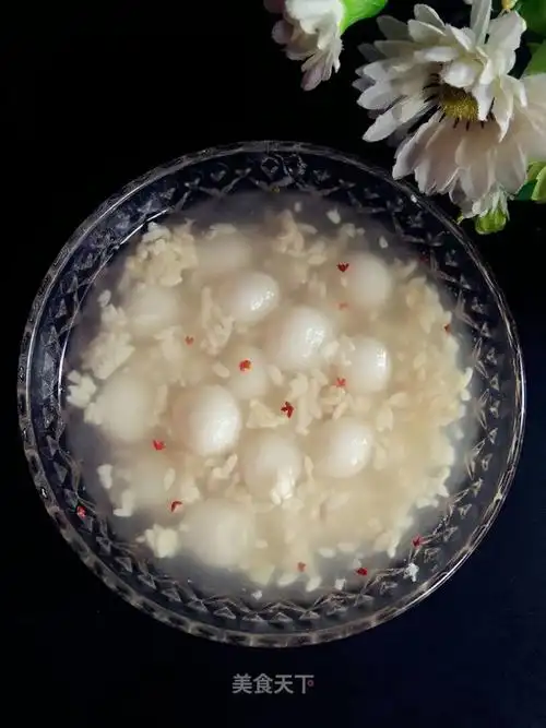 醪糟糖桂花小汤圆
