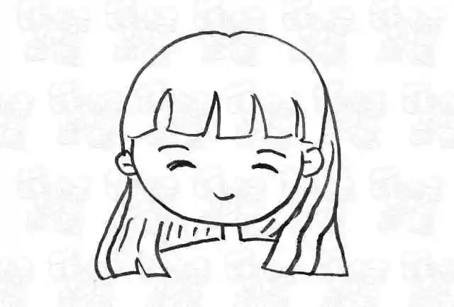 简笔画女孩头像 简笔画女孩头像——12款不同发型的女孩卡通画,你喜欢