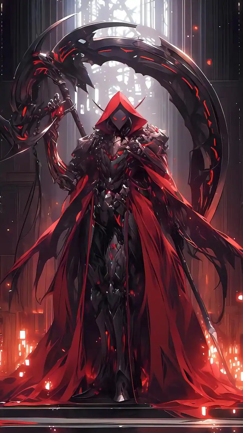 自创镰刀死神系列铠甲,拿镰刀的确实帅气!#铠甲 #战甲 #死 - 抖音