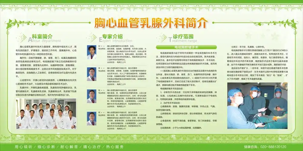 胸心血管乳腺外科简介 医院科室简介