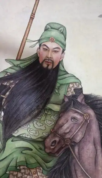 关羽容貌3d复原图,真实关羽画像真迹