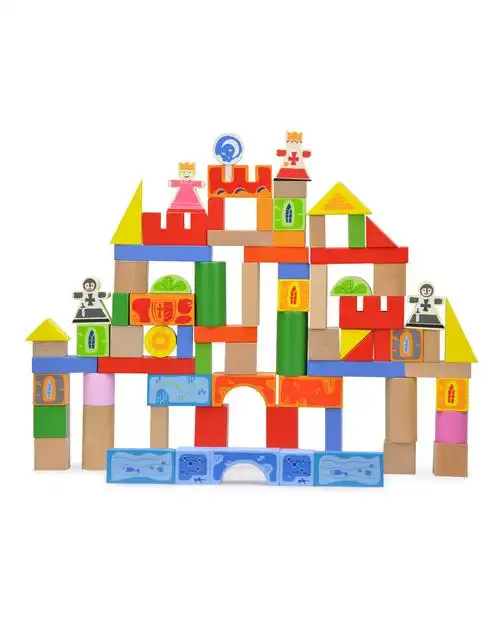 婴幼儿益智玩具专场智立方80粒王子公主童话城堡积木7112_唯品会