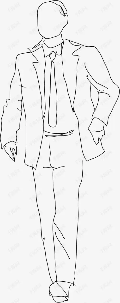 走路的人简笔画 走路的人简笔画侧面