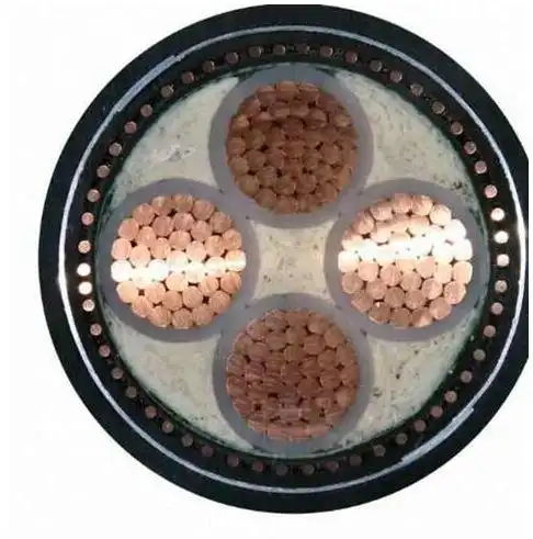 金川电缆 yjv 3*4 1铜芯 电力电缆 绝对正品