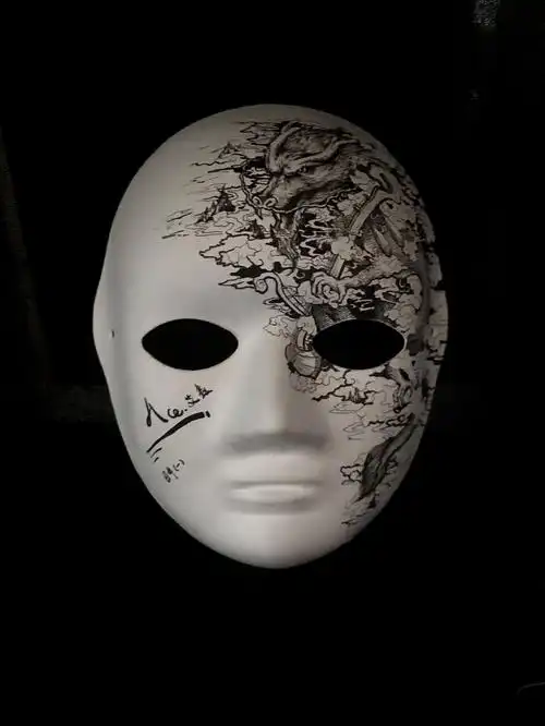 手绘面具
