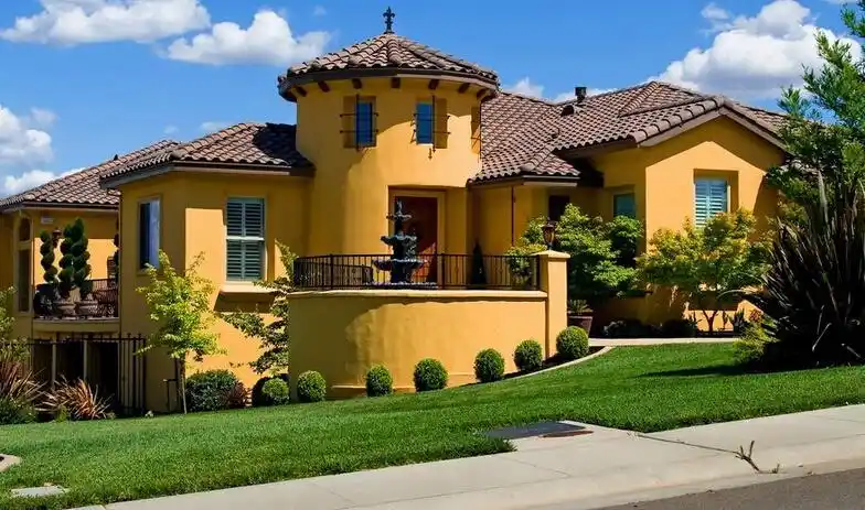 装修效果图大全 外观花园洋房高档独栋别墅豪华别墅小型别墅奢华洋气