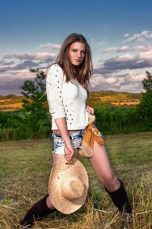 美艳女郎性感西部风