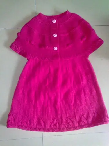 宝宝毛线短裙的织法