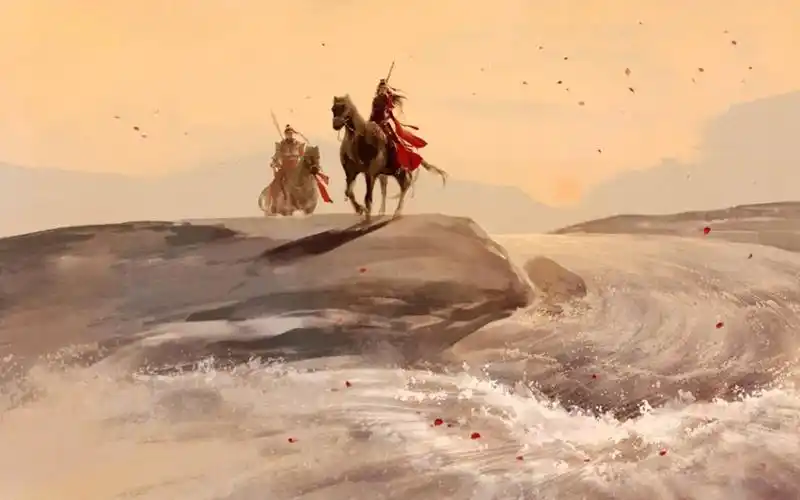 雅不逝兮可奈何,虞兮虞兮奈若何!"项羽不过江而自刎,虞姬