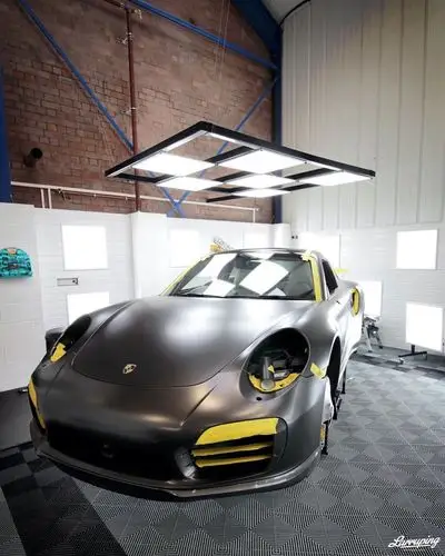 wraps的技术革新 保时捷 911整车涂装改色