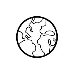 地球简笔画怎么画