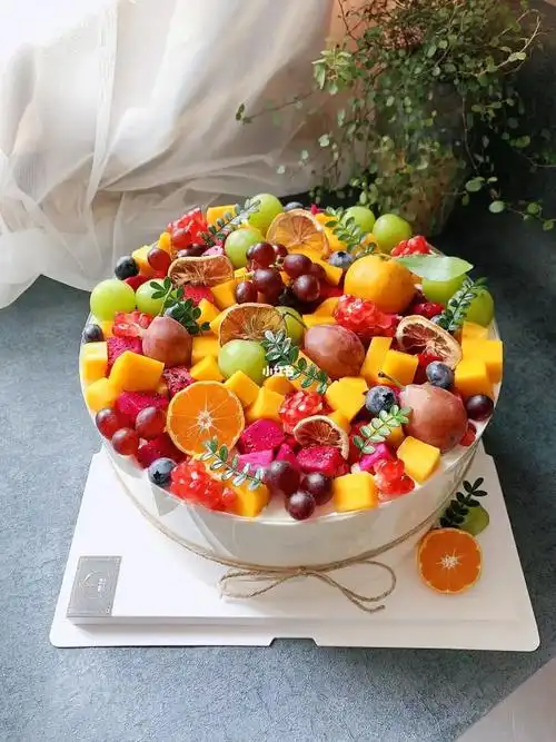 10寸缤纷水果多多生日蛋糕