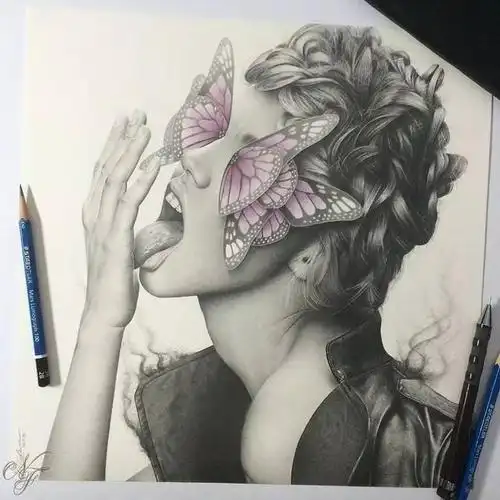 素描插画 | 超浪漫,炫酷,精致,细腻