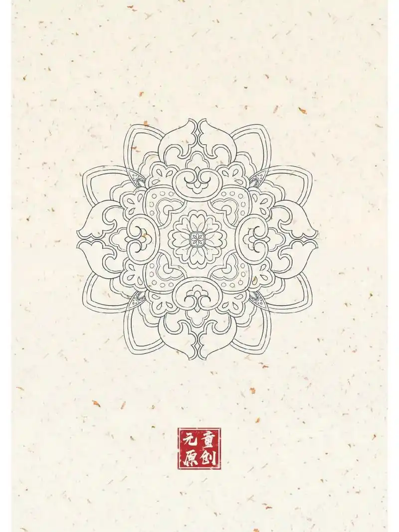 day01|敦煌纹样设计练习 #中国传统图案纹样# #图案设计# #纹样# #敦