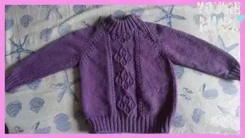 帅气实用的小男童套头毛衣编织,附教程与图解