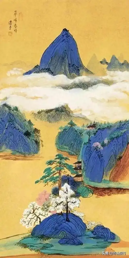 集名家青绿山水画35幅欣赏