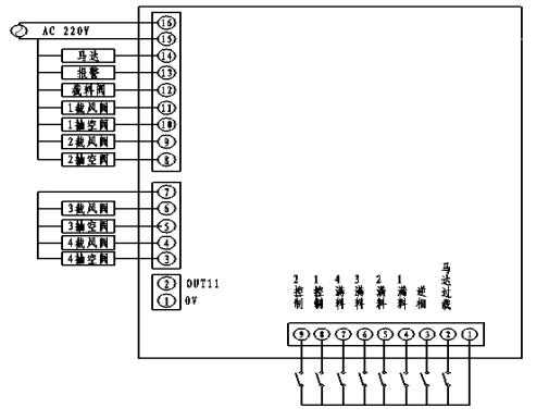 一对四吸料机 1对4吸料机(接线