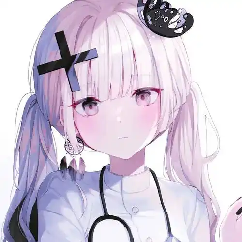 动漫女头一组超好看的粉紫色系动漫女生头像