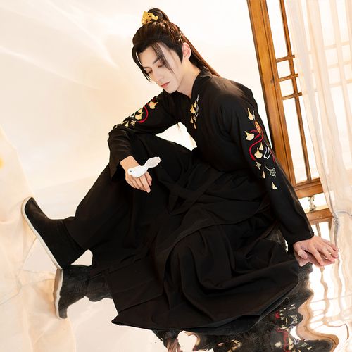古装孤鲤原创正版汉服男古风男士仙气班侠客书生汉服
