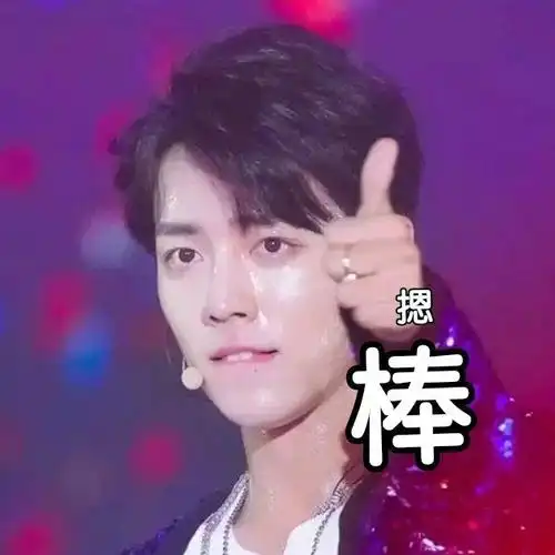 肖战表情包大赏大声点我近视