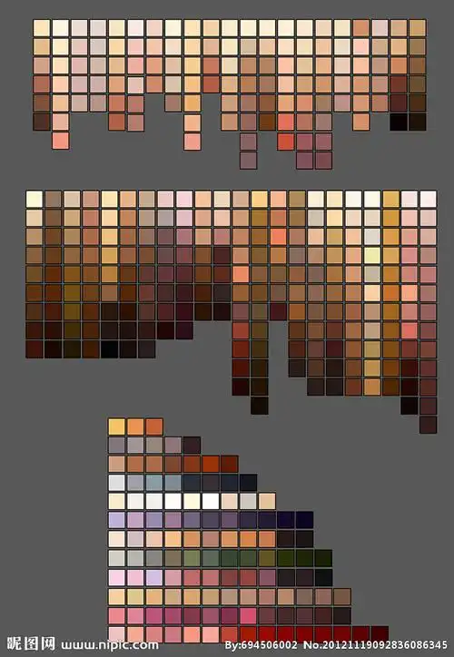 皮肤色板__其它_ps插件_多媒体图库_昵图网nipic.com