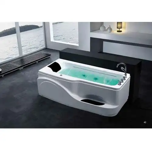 澳沃卫浴 单人按摩冲浪浴缸 瀑布 蓝牙泡泡浴 家用浴缸厂家批发