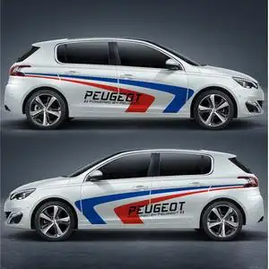 标致308贴纸汽车图片