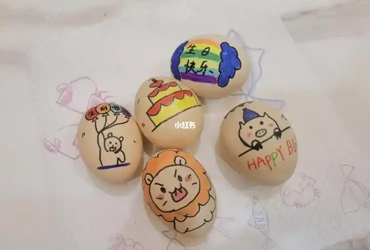 彩绘小鸡蛋