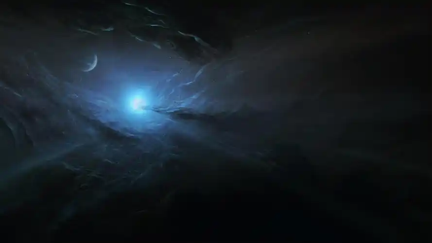 唯美浩瀚星空插画桌面壁纸高清大图预览1920x1080_风景壁纸下载_美桌