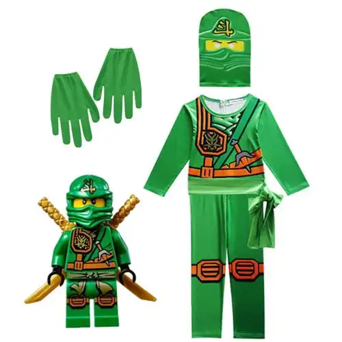 六一万圣节儿童cosplay服装男生女孩乐高幻影忍者儿童演出服