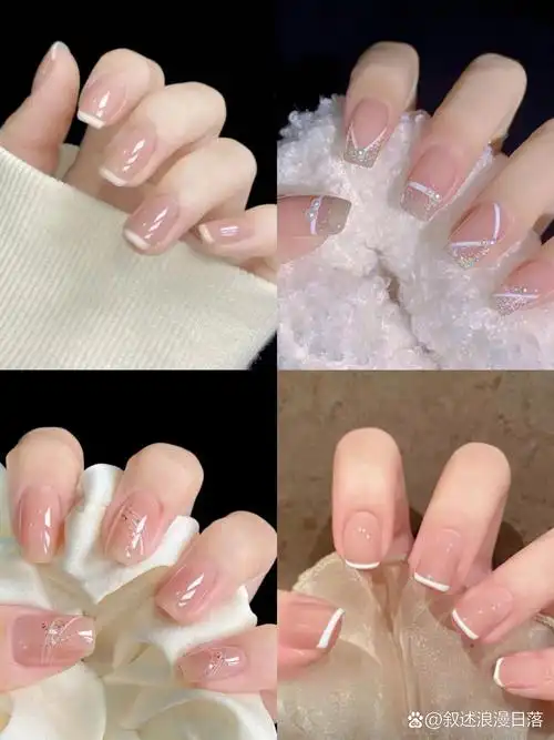 低调的冬季乳白色纯欲学生美甲来了哦!             夏日滤镜